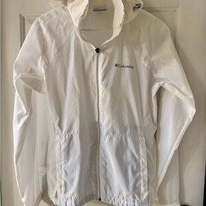 COLUMBIA WINDBREAKER WITH ROLL UP HOOD Size S
